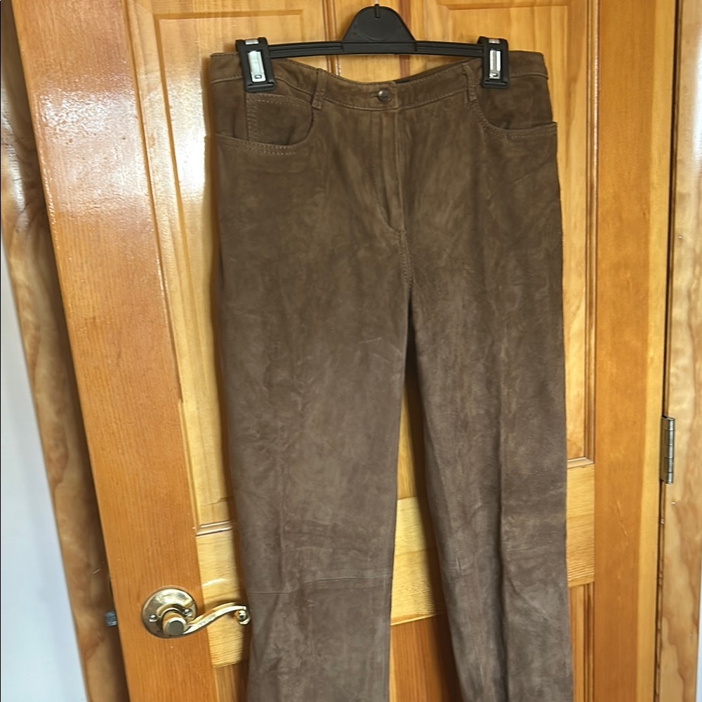 Piazza Sempione Suede Trousers